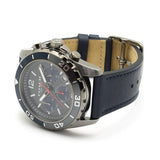 Buy Shop Coach Kent Grey Dial Blue Leather Strap Watch for Men - 14602558 USA Online