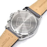 Buy Shop Coach Kent Grey Dial Grey Leather Strap Watch for Men - 14602561 USA Online