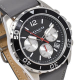 Buy Shop Coach Kent Grey Dial Grey Leather Strap Watch for Men - 14602561 USA Online