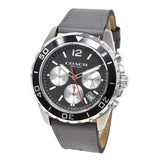 Buy Shop Coach Kent Grey Dial Grey Leather Strap Watch for Men - 14602561 USA Online