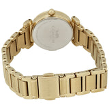 Coach Sport Diamonds Gold Dial Gold Steel Strap Watch for Women - 14502195