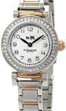 Buy Shop Coach Madison Crystals Silver Dial Two Tone Steel Strap Watch for Women - 14502404 USA Online