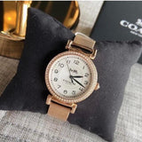 Buy Shop Coach Madison Diamonds White Dial Beige Leather Strap Watch for Women - 14503394 USA Online