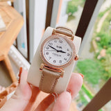 Buy Shop Coach Madison Diamonds White Dial Beige Leather Strap Watch for Women - 14503394 USA Online