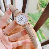 Buy Shop Coach Madison Diamonds White Dial Beige Leather Strap Watch for Women - 14503394 USA Online