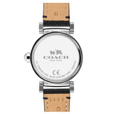 Buy Shop Coach Madison White Dial Black Leather Strap Watch for Women - 14502399 USA Online