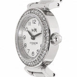 Buy Shop Coach Madison White Dial Black Leather Strap Watch for Women - 14502399 USA Online