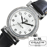 Buy Shop Coach Madison White Dial Black Leather Strap Watch for Women - 14502399 USA Online