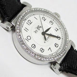 Buy Shop Coach Madison White Dial Black Leather Strap Watch for Women - 14502399 USA Online