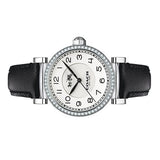 Buy Shop Coach Madison White Dial Black Leather Strap Watch for Women - 14502399 USA Online