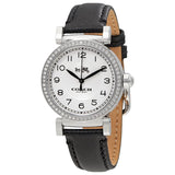 Buy Shop Coach Madison White Dial Black Leather Strap Watch for Women - 14502399 USA Online