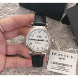 Buy Shop Coach Madison White Dial Black Leather Strap Watch for Women - 14502406 USA Online