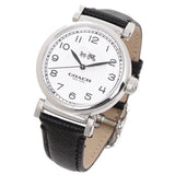 Buy Shop Coach Madison White Dial Black Leather Strap Watch for Women - 14502406 USA Online