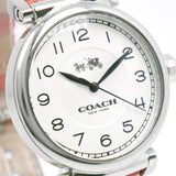 Buy Shop Coach Madison White Dial Black Leather Strap Watch for Women - 14502406 USA Online