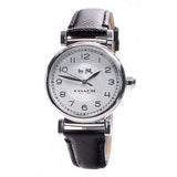 Buy Shop Coach Madison White Dial Black Leather Strap Watch for Women - 14502406 USA Online