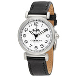 Buy Shop Coach Madison White Dial Black Leather Strap Watch for Women - 14502406 USA Online