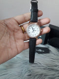 Buy Shop Coach Madison White Dial Black Leather Strap Watch for Women - 14503396 USA Online