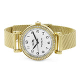 Buy Shop Coach Madison White Dial Gold Mesh Bracelet Watch for Women - 14502652 USA Online