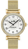 Buy Shop Coach Madison White Dial Gold Mesh Bracelet Watch for Women - 14502652 USA Online