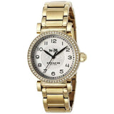 Buy Shop Coach Madison White Dial Gold Steel Strap Watch for Women - 14502397 USA Online