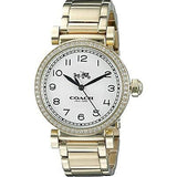 Buy Shop Coach Madison White Dial Gold Steel Strap Watch for Women - 14502397 USA Online