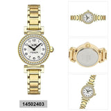 Buy Shop Coach Madison White Dial Gold Steel Strap Watch for Women - 14502403 USA Online