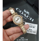 Buy Shop Coach Madison White Dial Gold Steel Strap Watch for Women - 14502403 USA Online