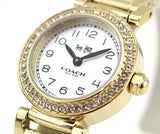 Buy Shop Coach Madison White Dial Gold Steel Strap Watch for Women - 14502403 USA Online