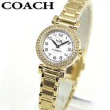Buy Shop Coach Madison White Dial Gold Steel Strap Watch for Women - 14502403 USA Online