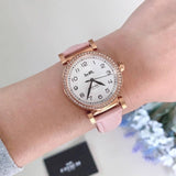 Buy Shop Coach Madison White Dial Pink Leather Strap Watch for Women - 14503395 USA Online
