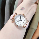 Buy Shop Coach Madison White Dial Pink Leather Strap Watch for Women - 14503395 USA Online