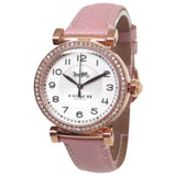 Buy Shop Coach Madison White Dial Pink Leather Strap Watch for Women - 14503395 USA Online