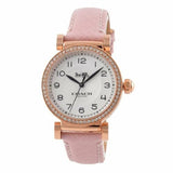 Buy Shop Coach Madison White Dial Pink Leather Strap Watch for Women - 14503395 USA Online