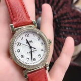 Buy Shop Coach Madison White Dial Red Leather Strap Watch for Women - 14502400 USA Online