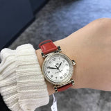 Buy Shop Coach Madison White Dial Red Leather Strap Watch for Women - 14502400 USA Online