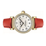 Buy Shop Coach Madison White Dial Red Leather Strap Watch for Women - 14502400 USA Online