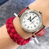 Buy Shop Coach Madison White Dial Red Leather Strap Watch for Women - 14502407 USA Online