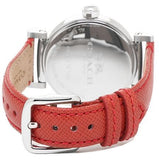 Buy Shop Coach Madison White Dial Red Leather Strap Watch for Women - 14502407 USA Online