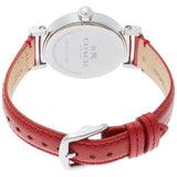 Buy Shop Coach Madison White Dial Red Leather Strap Watch for Women - 14502407 USA Online