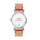 Buy Shop Coach Madison White Dial Red Leather Strap Watch for Women - 14502407 USA Online