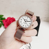 Buy Shop Coach Madison White Dial Rose Gold Mesh Bracelet Watch for Women - 14503398 USA Online