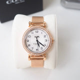 Buy Shop Coach Madison White Dial Rose Gold Mesh Bracelet Watch for Women - 14503398 USA Online
