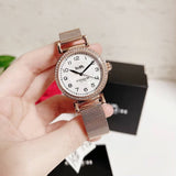 Buy Shop Coach Madison White Dial Rose Gold Mesh Bracelet Watch for Women - 14503398 USA Online