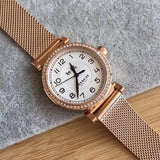 Buy Shop Coach Madison White Dial Rose Gold Mesh Bracelet Watch for Women - 14503398 USA Online