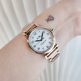 Buy Shop Coach Madison White Dial Rose Gold Steel Strap Watch for Women - 14502395 USA Online