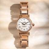Buy Shop Coach Madison White Dial Rose Gold Steel Strap Watch for Women - 14502395 USA Online