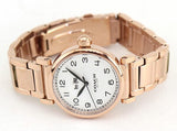 Buy Shop Coach Madison White Dial Rose Gold Steel Strap Watch for Women - 14502395 USA Online