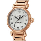 Buy Shop Coach Madison White Dial Rose Gold Steel Strap Watch for Women - 14502395 USA Online