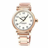 Buy Shop Coach Madison White Dial Rose Gold Steel Strap Watch for Women - 14502395 USA Online