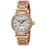 Buy Shop Coach Madison White Dial Rose Gold Steel Strap Watch for Women - 14502395 USA Online
